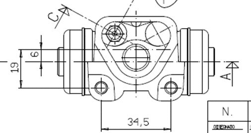 Wheel Brake Cylinder (VWC836)