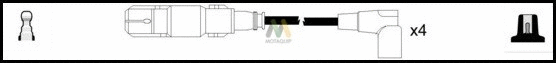 Ignition Cable Kit (LDRL662)