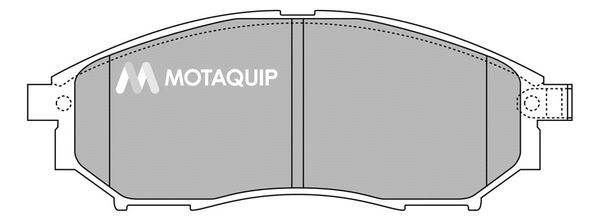 Brake Pad Set, disc brake (LVXL1371)