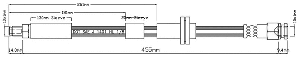 Brake Hose (VBJ552)