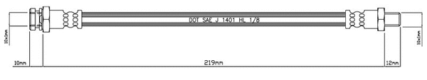 Brake Hose (VBH925)