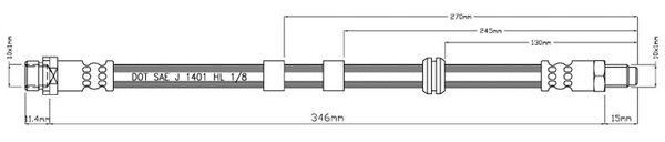 Brake Hose (VBJ242)