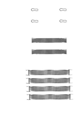 Accessory Kit, disc brake pad (VMK160)