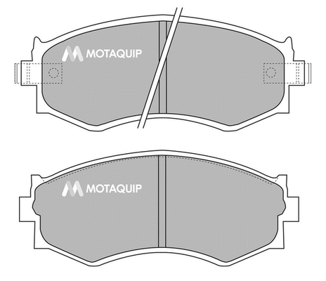 Brake Pad Set, disc brake (LVXL435)