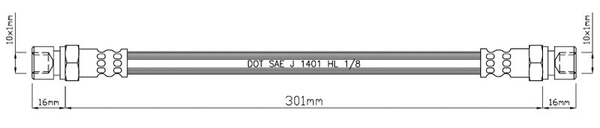 Brake Hose (VBH457)