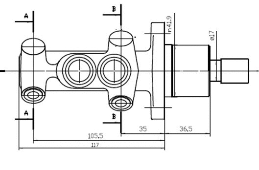 Brake Master Cylinder (VMC255)