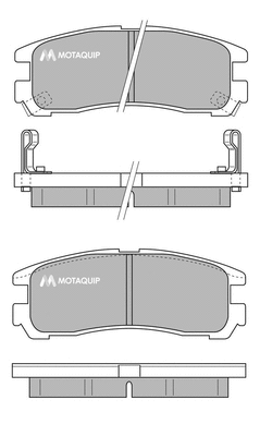 Brake Pad Set, disc brake (LVXL770)