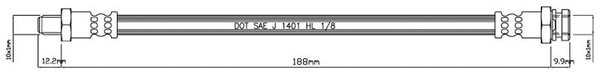 Brake Hose (VBH945)
