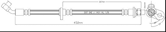 Brake Hose (VBH1148)