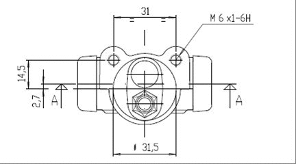 Wheel Brake Cylinder (VWC354)