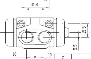 Wheel Brake Cylinder (VWC441)