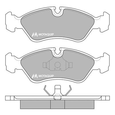 Brake Pad Set, disc brake (LVXL534)