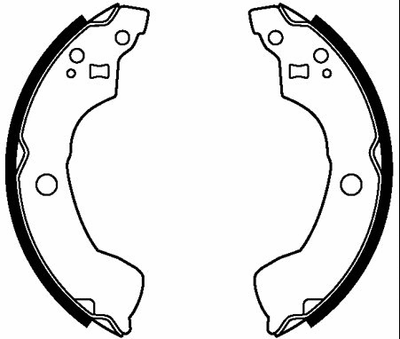Brake Shoe Set (VBS709)