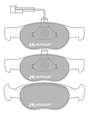 Brake Pad Set, disc brake (LVXL869)