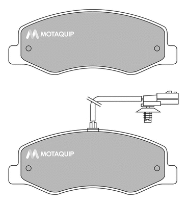 Brake Pad Set, disc brake (LVXL1637)
