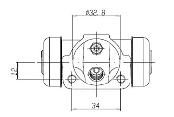Wheel Brake Cylinder (VWC622)