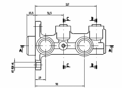 Brake Master Cylinder (VMC127)