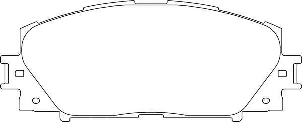 Brake Pad Set, disc brake (LVXL1634)