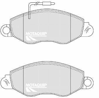 Brake Pad Set, disc brake (LVXL1224)