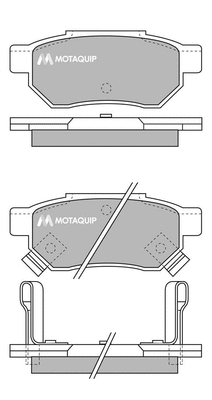 Brake Pad Set, disc brake (LVXL533)