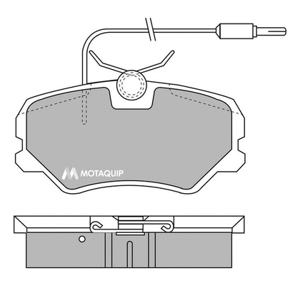 Brake Pad Set, disc brake (LVXL488)
