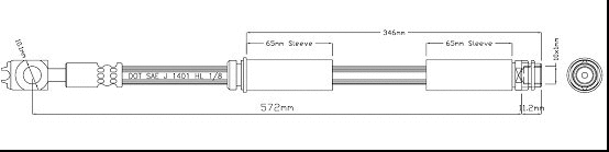 Brake Hose (VBH1057)