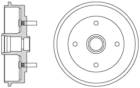 Brake Drum (VBD611)