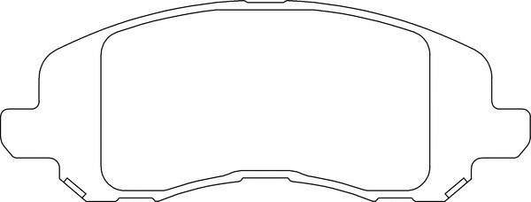 Brake Pad Set, disc brake (LVXL1627)