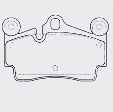 Brake Pad Set, disc brake (LVXL1435)