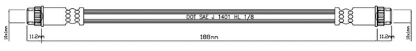 Brake Hose (VBH500)