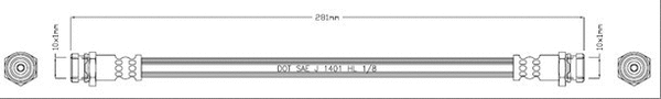 Brake Hose (VBJ324)