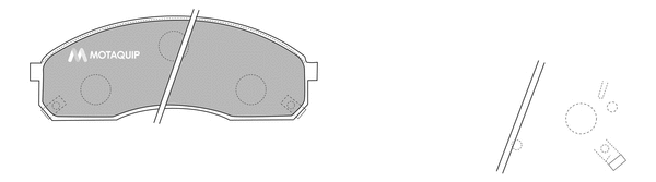 Brake Pad Set, disc brake (LVXL1151)