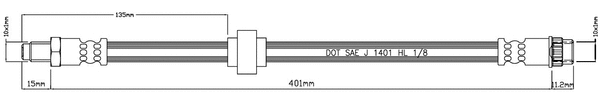 Brake Hose (VBJ500)