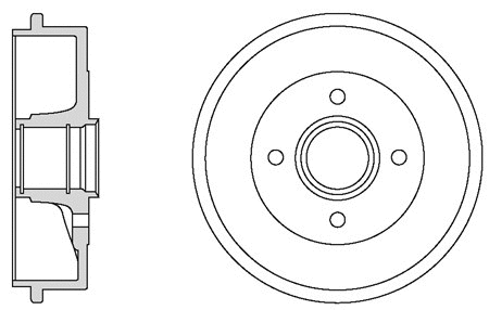 Brake Drum (VBD662)