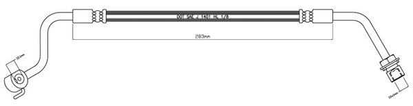 Brake Hose (VBH551)