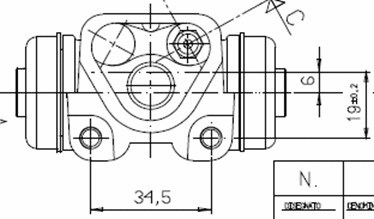 Wheel Brake Cylinder (VWC839)