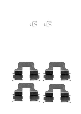 Accessory Kit, disc brake pad (VMK866)