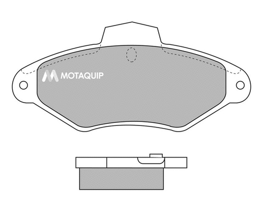 Brake Pad Set, disc brake (LVXL701)
