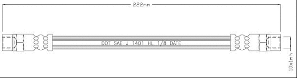 Brake Hose (VBH962)