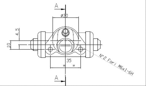 Wheel Brake Cylinder (VWC220)