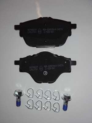 Brake Pad Set, disc brake (LVXL1761)