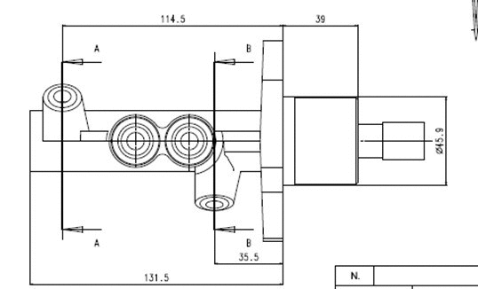 Brake Master Cylinder (VMC214)