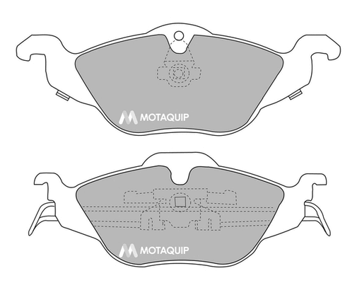 Brake Pad Set, disc brake (LVXL287)
