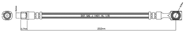 Brake Hose (VBJ182)
