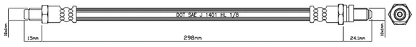 Brake Hose (VBH909)