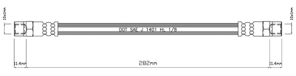 Brake Hose (VBH966)