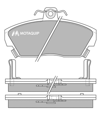 Brake Pad Set, disc brake (LVXL532)
