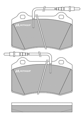Brake Pad Set, disc brake (LVXL983)