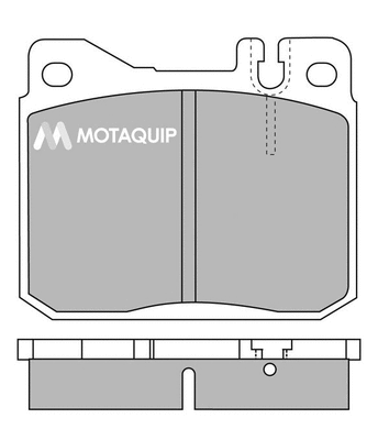 Brake Pad Set, disc brake (LVXL372)