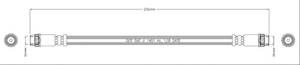 Brake Hose (VBH1239)